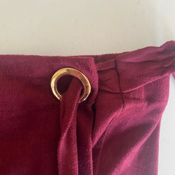 Kenzie faux suede wrap around skirt sz S - Picture 5 of 7